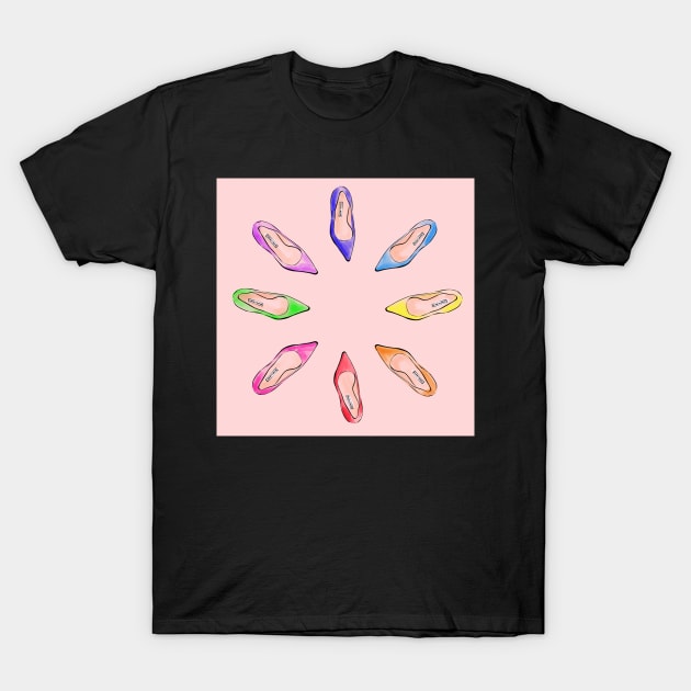 Fashion shoes T-Shirt by Michurova